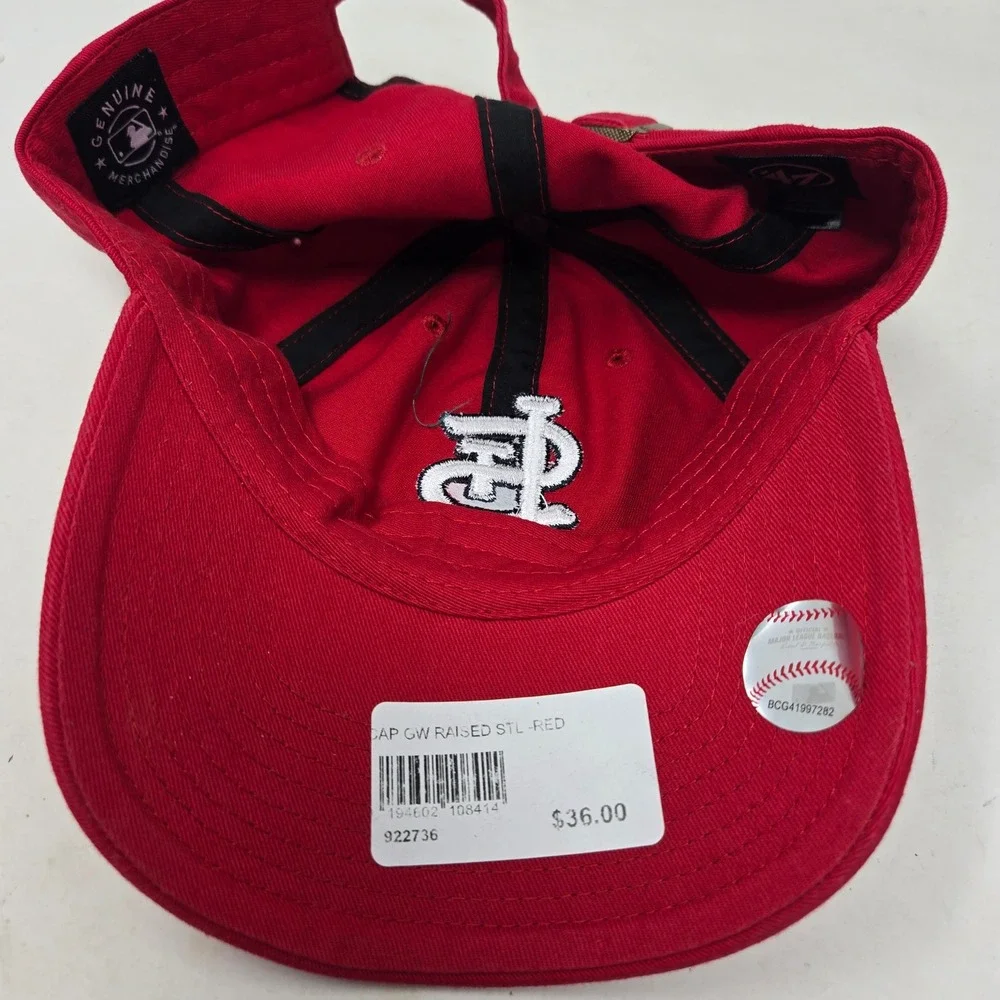 47 Brand St Louis Cardinals Clean Up Hat Red MLB Adjustable Baseball Cap OSFA